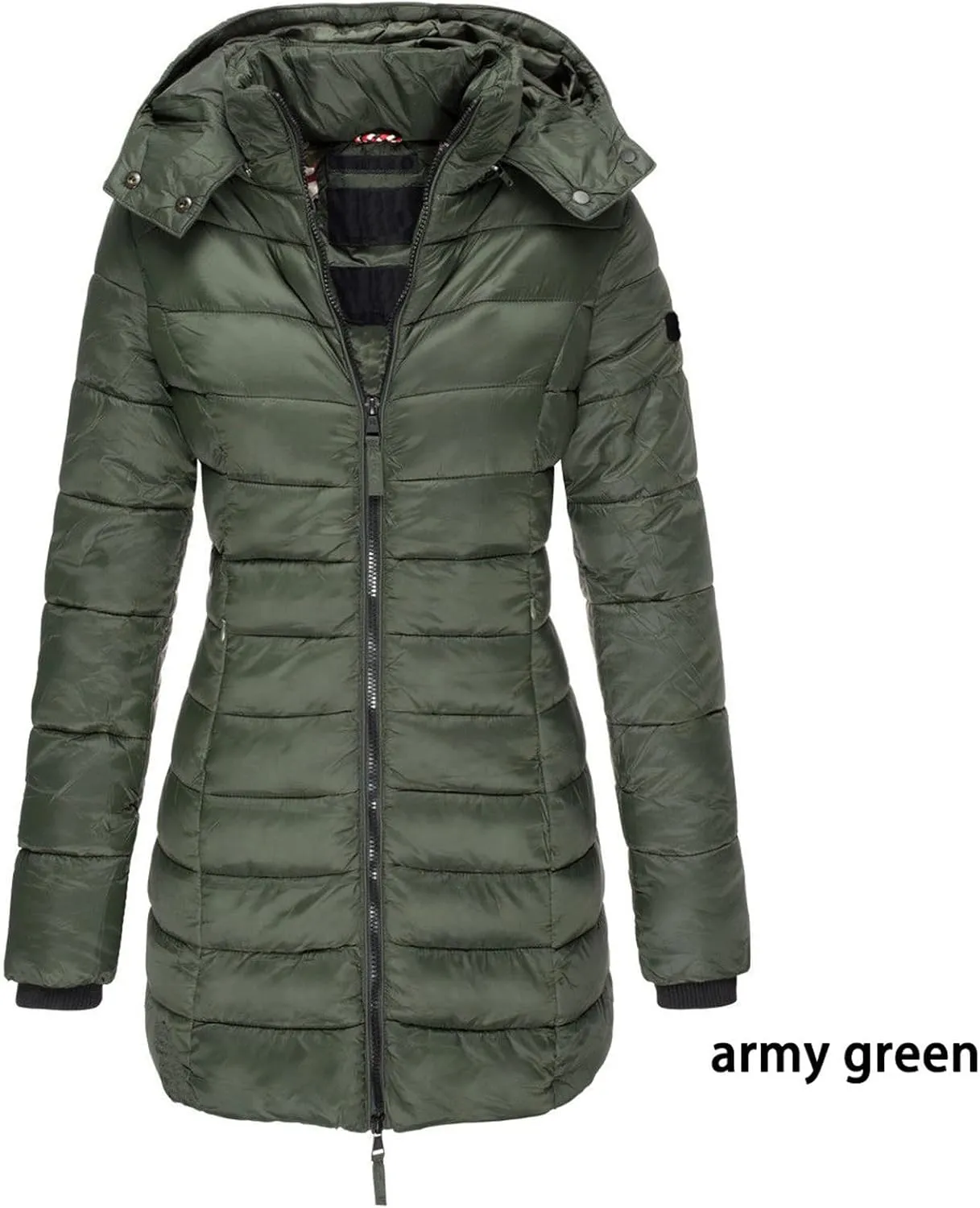 Parka Coats for Women Plus Size Long Thermal Thicken Padded Jacket Trendy 2022 Outdoor Down Coat with Pockets