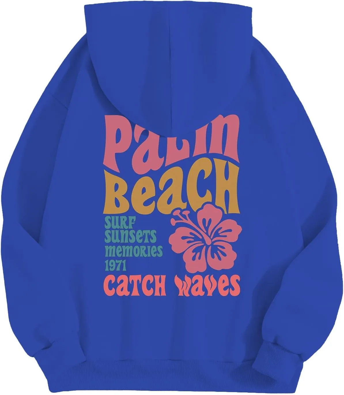 Pom Puff Oversized Hoodies for Women, Teen Girls Preppy Sweatshirt Pullover Long Sleeve Y2K Graphic Tees with Pockets