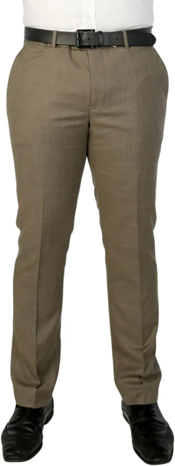 Premium Men's Tailored Fit Plaid Formal 2 Piece Suit, for Weddings Business and Special Events