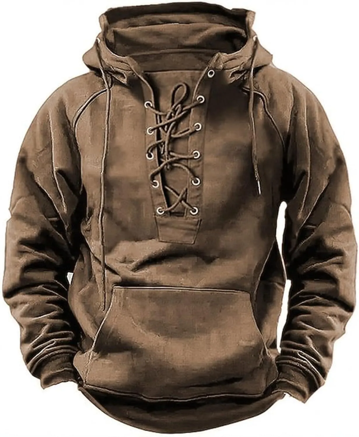 Tactical Hoodies for Men Full Zip Pullover Sweatshirts Casual Work Crewneck Sweatshirt Long Sleeve Cargo Hoodies