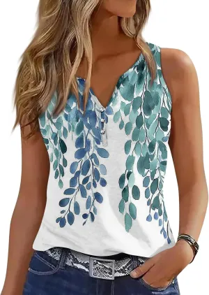 Tank Tops for Women - Loose Fit Pleated Square Neck Sleeveless Tops Curved Hem Flowy Loose Fit Shirts 2025