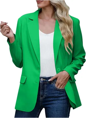 TARIENDY Business Casual Cardigans for Women Women's 2025 Work Office Blazers Long Sleeve Jackets Open Front Solid Cardigan