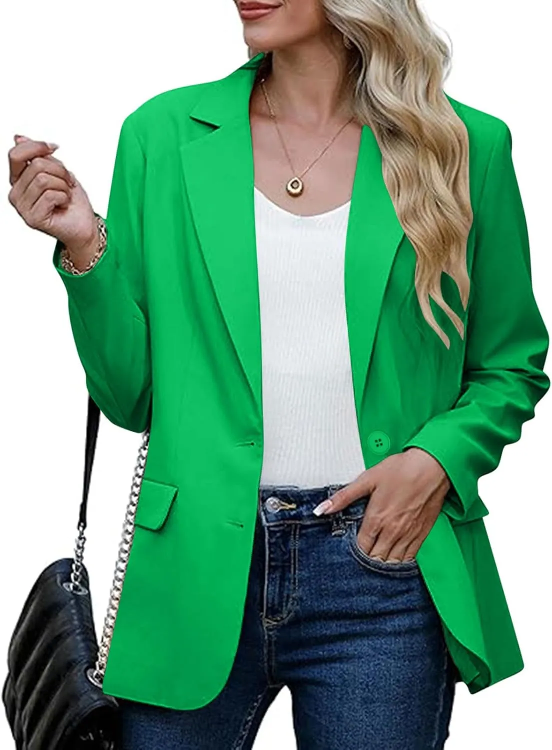 TARIENDY Business Casual Cardigans for Women Women's 2025 Work Office Blazers Long Sleeve Jackets Open Front Solid Cardigan