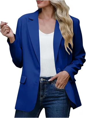 TARIENDY Business Casual Cardigans for Women Women's 2025 Work Office Blazers Long Sleeve Jackets Open Front Solid Cardigan