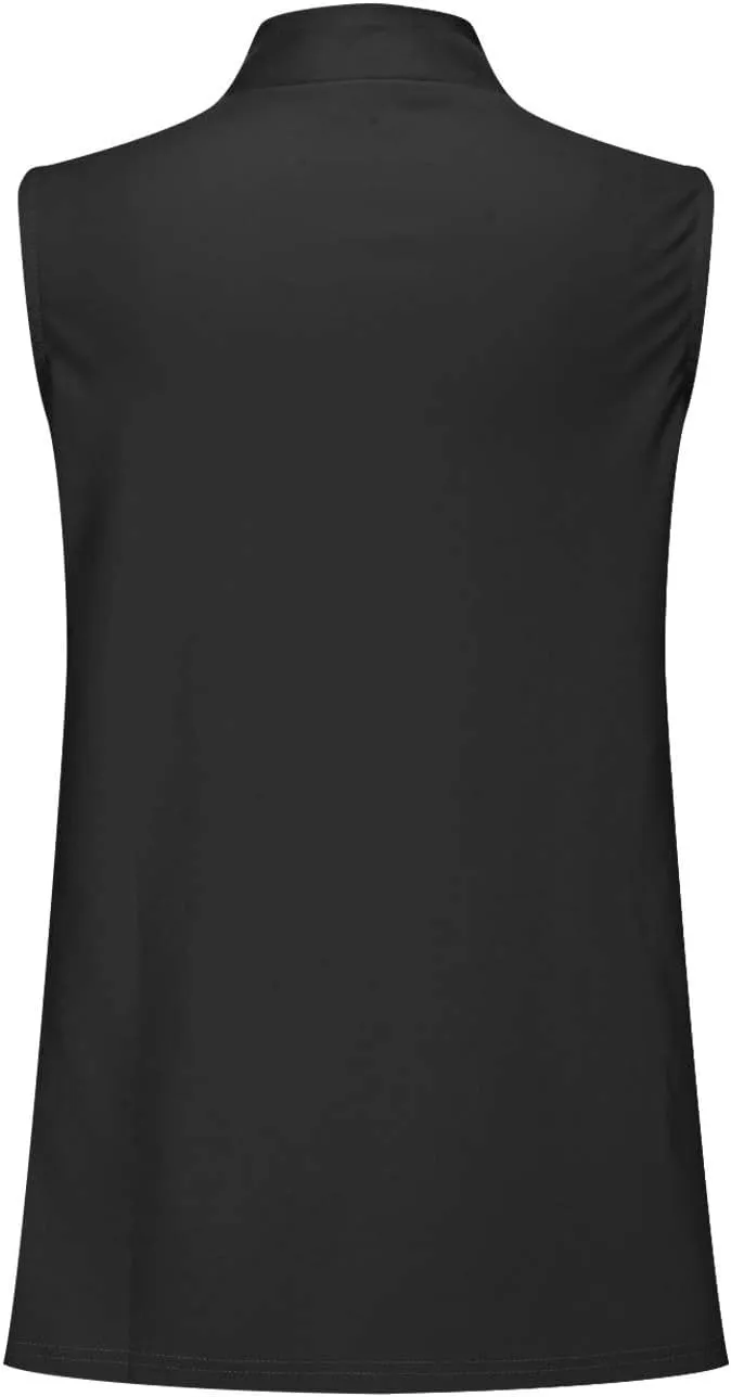 TARIENDY Sleeveless Blazers for Women Womens Fashion Going Out Blazers Sleeveless Jackets Casual Open Front Cardigan 2025