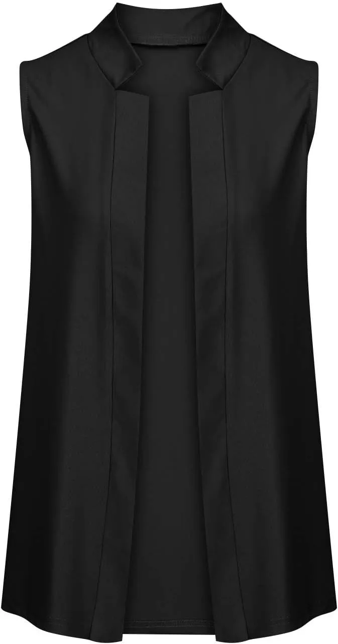 TARIENDY Sleeveless Blazers for Women Womens Fashion Going Out Blazers Sleeveless Jackets Casual Open Front Cardigan 2025