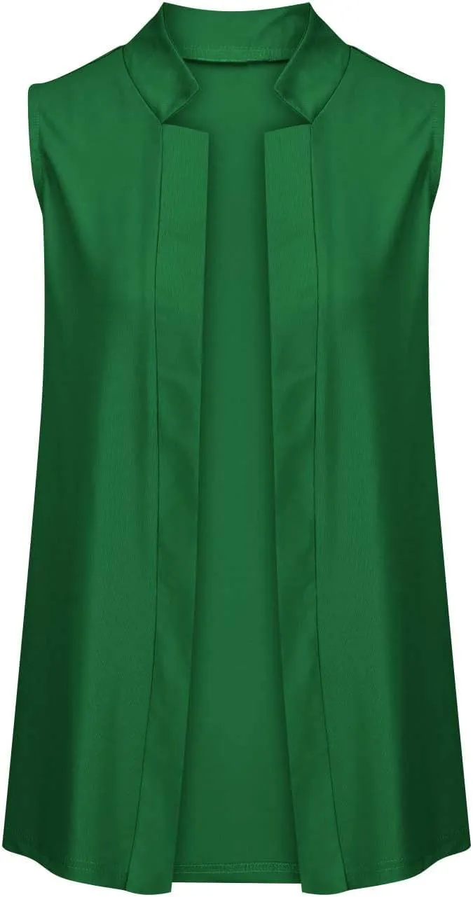 TARIENDY Sleeveless Blazers for Women Womens Fashion Going Out Blazers Sleeveless Jackets Casual Open Front Cardigan 2025