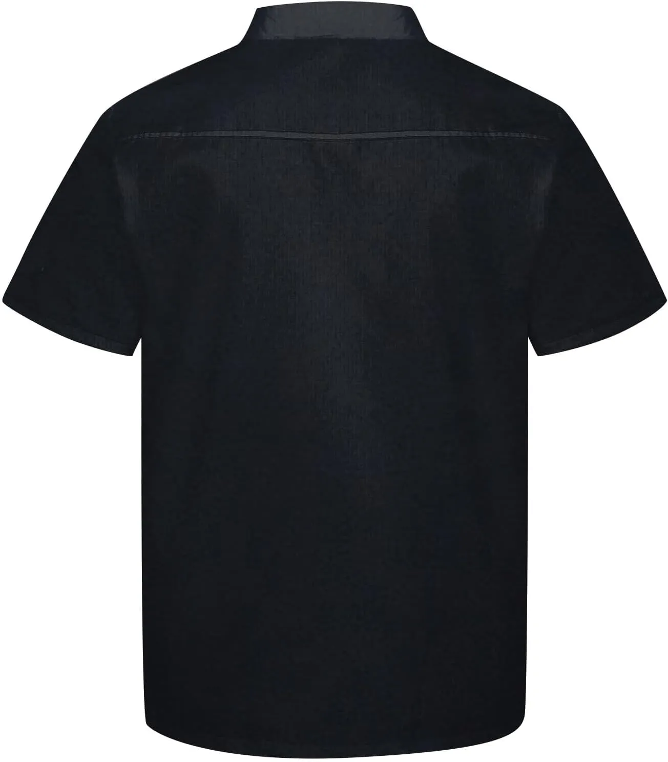 Unisex Chef Coat Comfortable Breathable Short Sleeve Chef Jacket Restaurant Hotel Uniform