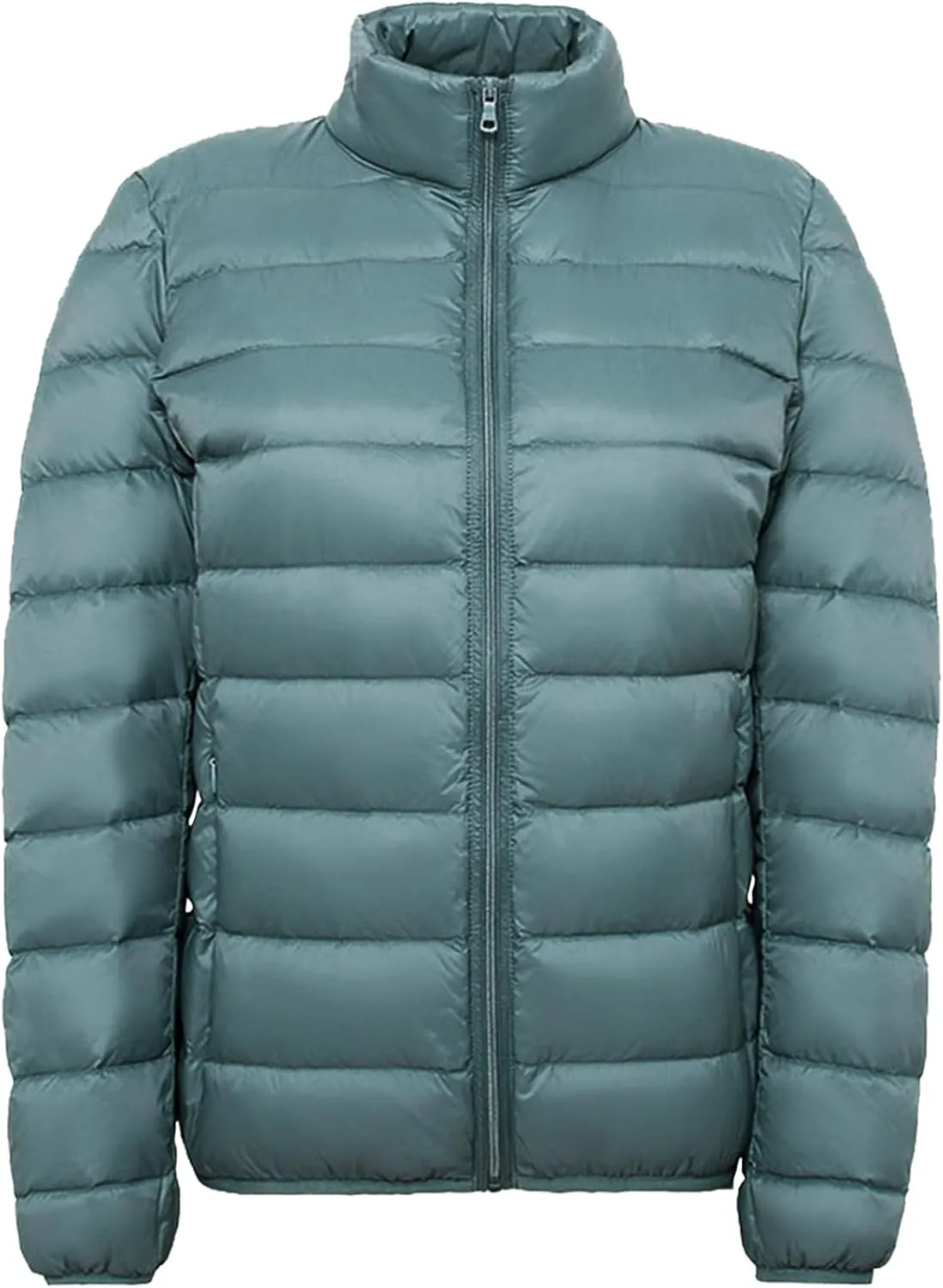 Warm Puffer Jacket Parka Hooded Windproof Winter Coat with Recycled Insulation Winter Slim Short Alternative Down