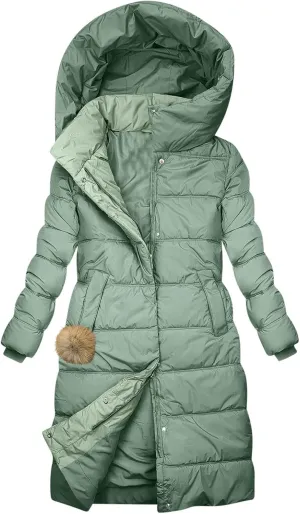 Winter Coats for Women Long Puffer Jackets Thicken Parka Warm Quilted Jacket Padded Coat Outwear with Removable Hood