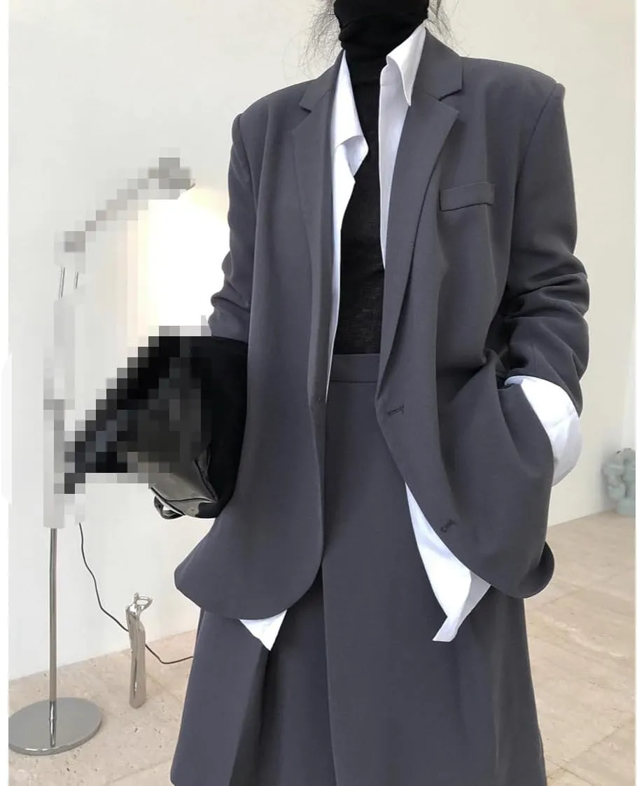 Women's Blazer Jacket Autumn Loose Suit for Women