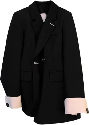 Women's Blazer Jacket Korean Casual Loose Suits
