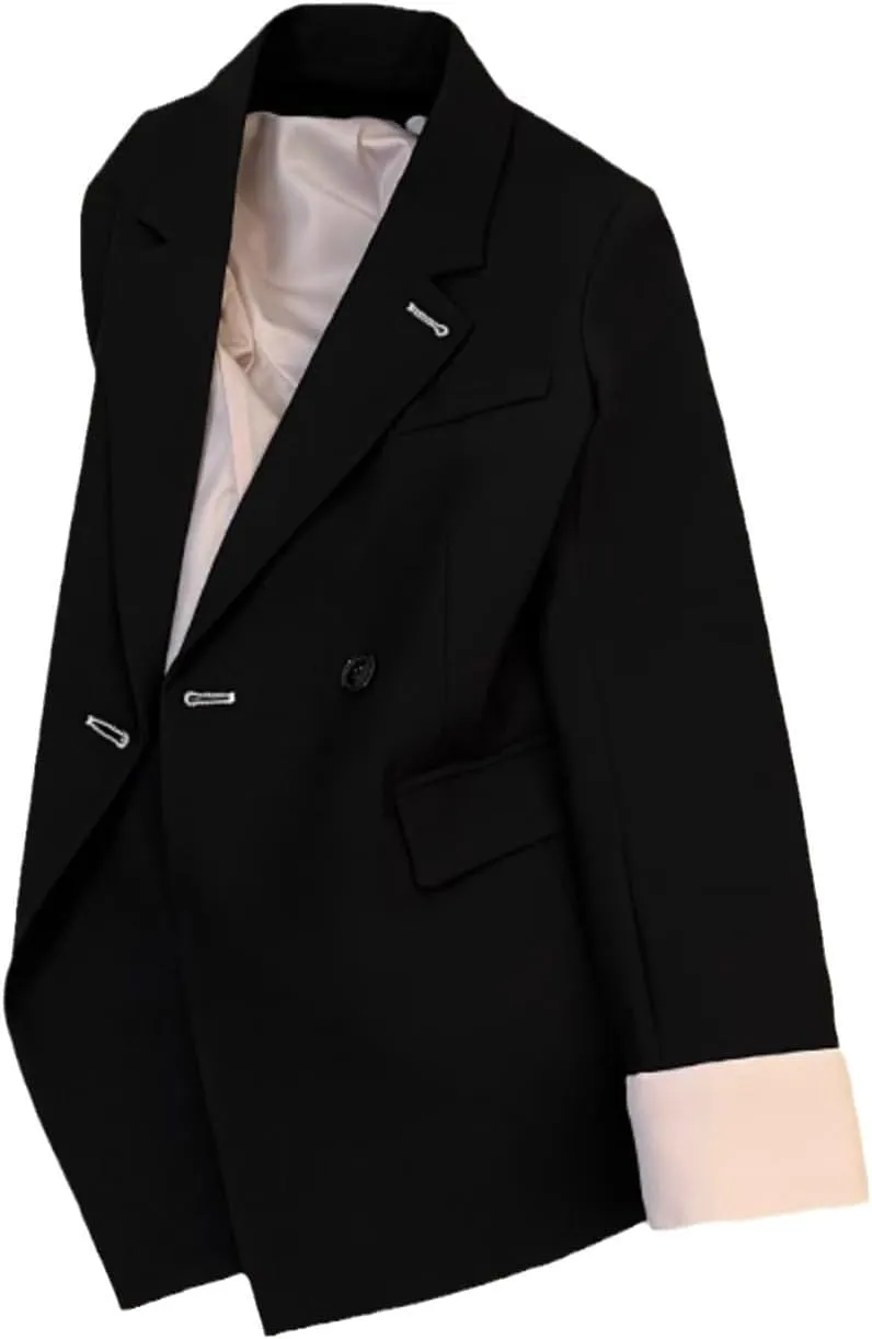Women's Blazer Jacket Korean Casual Loose Suits