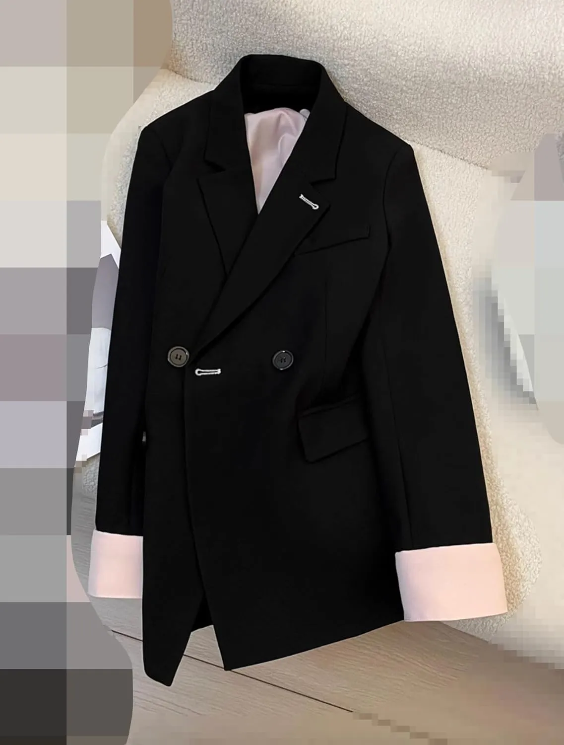 Women's Blazer Jacket Korean Casual Loose Suits
