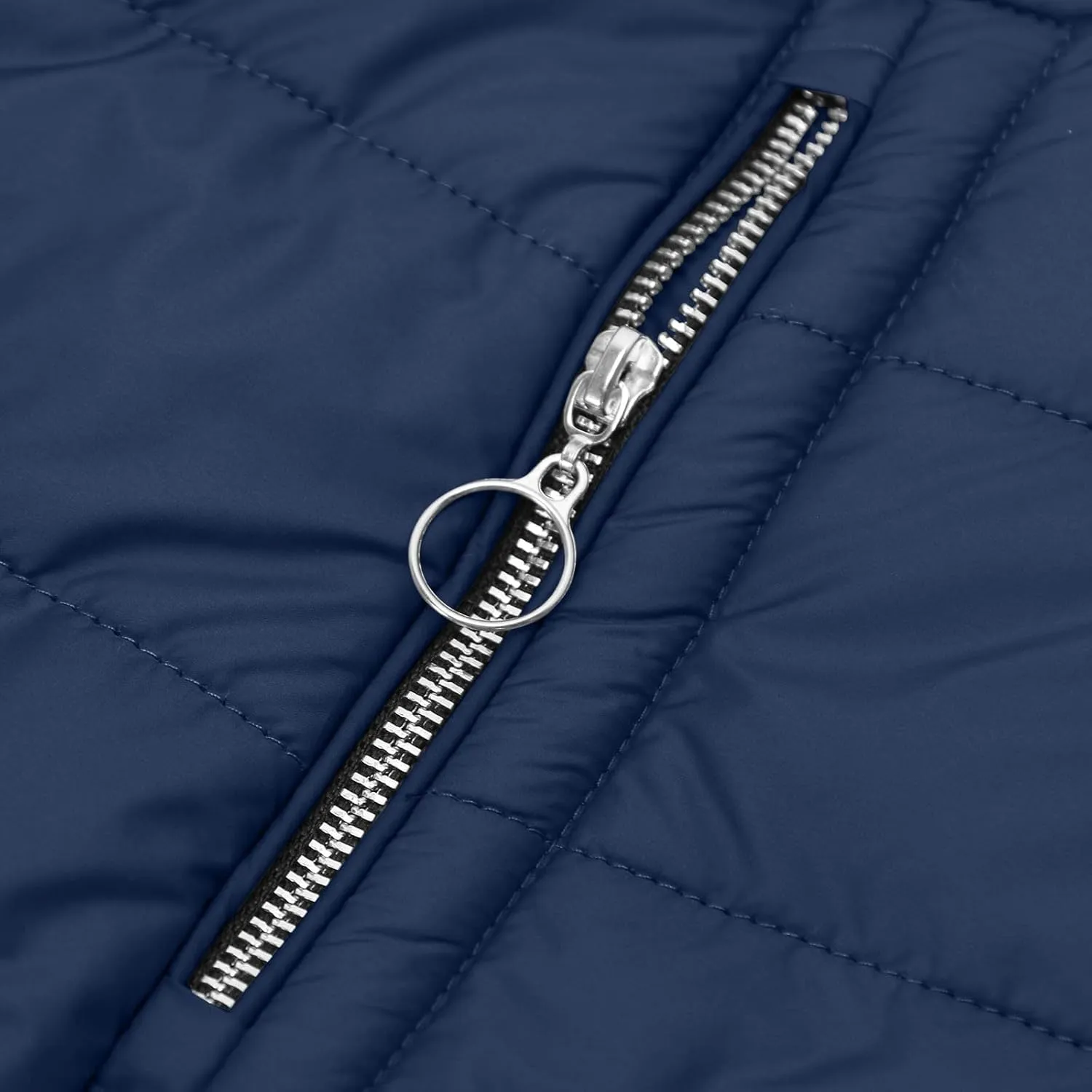 Women's Full Zip Fleece Quilted Jackets Solid Color Fuzzy Sherpa Lined Hooded Cardigans Jacket with Zipper Pockets