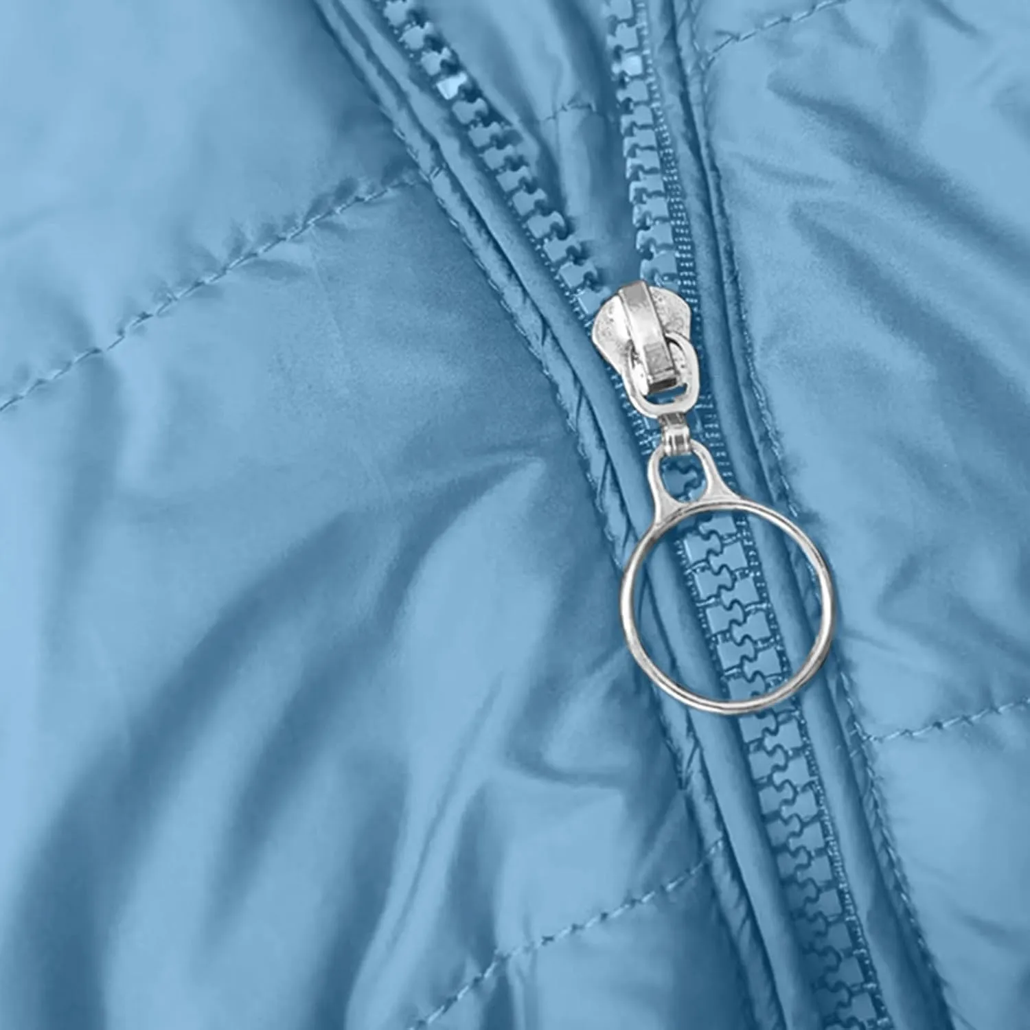 Women's Full Zip Fleece Quilted Jackets Solid Color Fuzzy Sherpa Lined Hooded Cardigans Jacket with Zipper Pockets