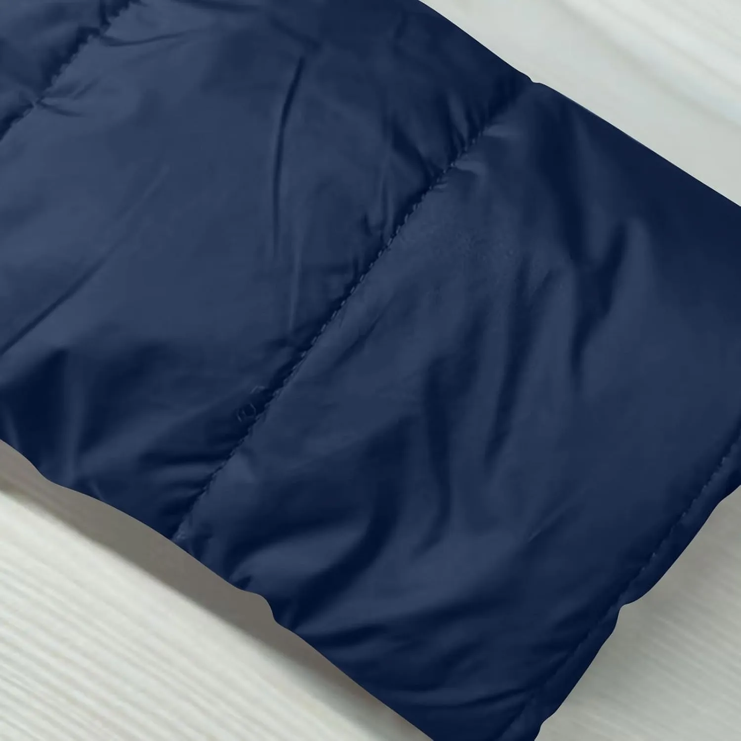 Women's Full Zip Fleece Quilted Jackets Solid Color Fuzzy Sherpa Lined Hooded Cardigans Jacket with Zipper Pockets