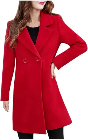 Womens Hooded Trench Coat Winter Lightweight Waterproof Rain Jacket Outdoor Button Down Oversized Windbreaker Outwear