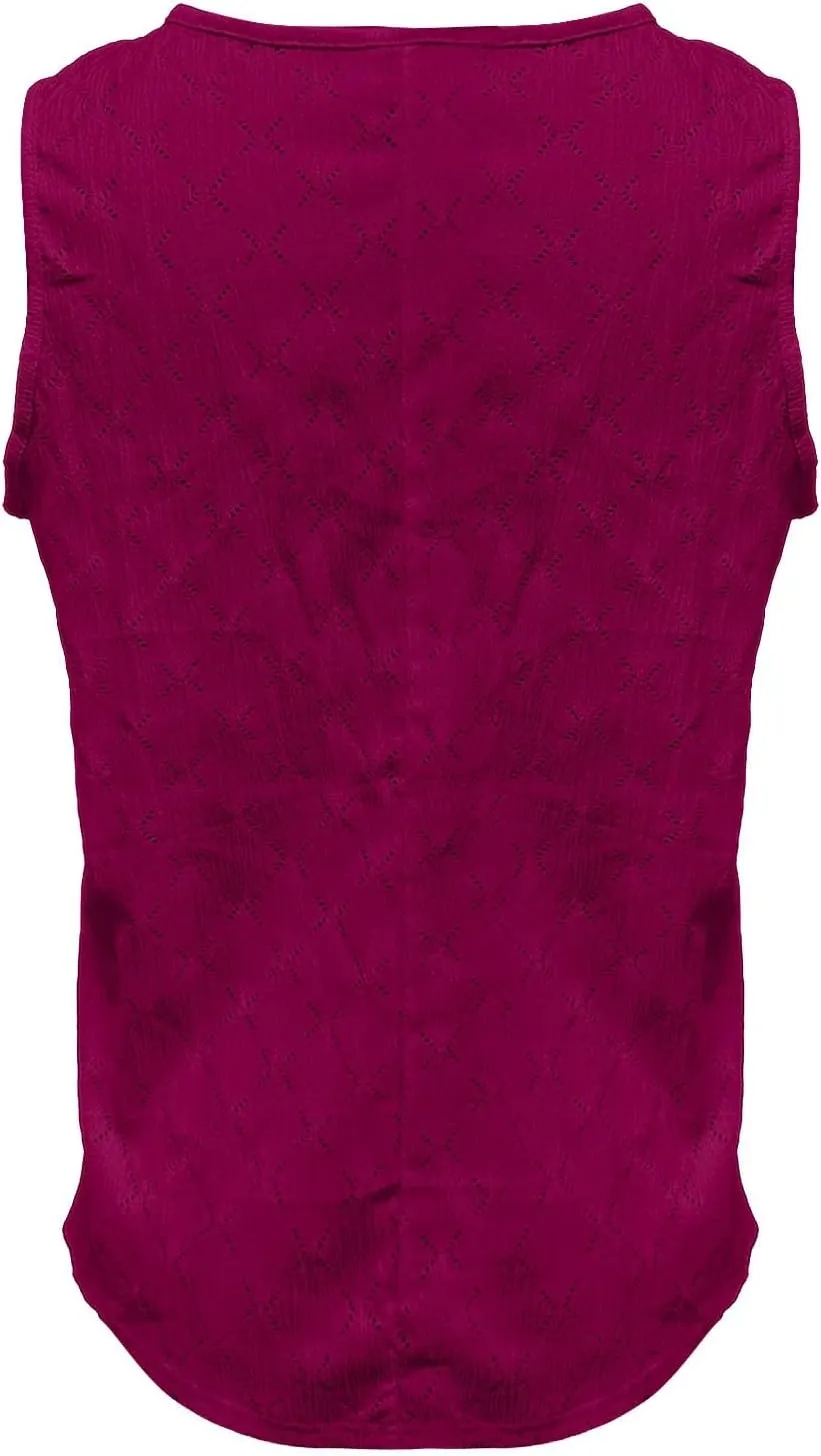 Womens Plus Size Tank Tops Sleeveless Eyelet Embroidery Scoop Neck Loose Fit Casual Summer Flowy Camisoles