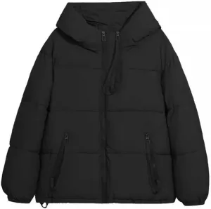 Women's Puffer Jacket Quilted Lightweight Packable Down Parka Oversized Short Bubble Coat Waterproof Jacket With Hood