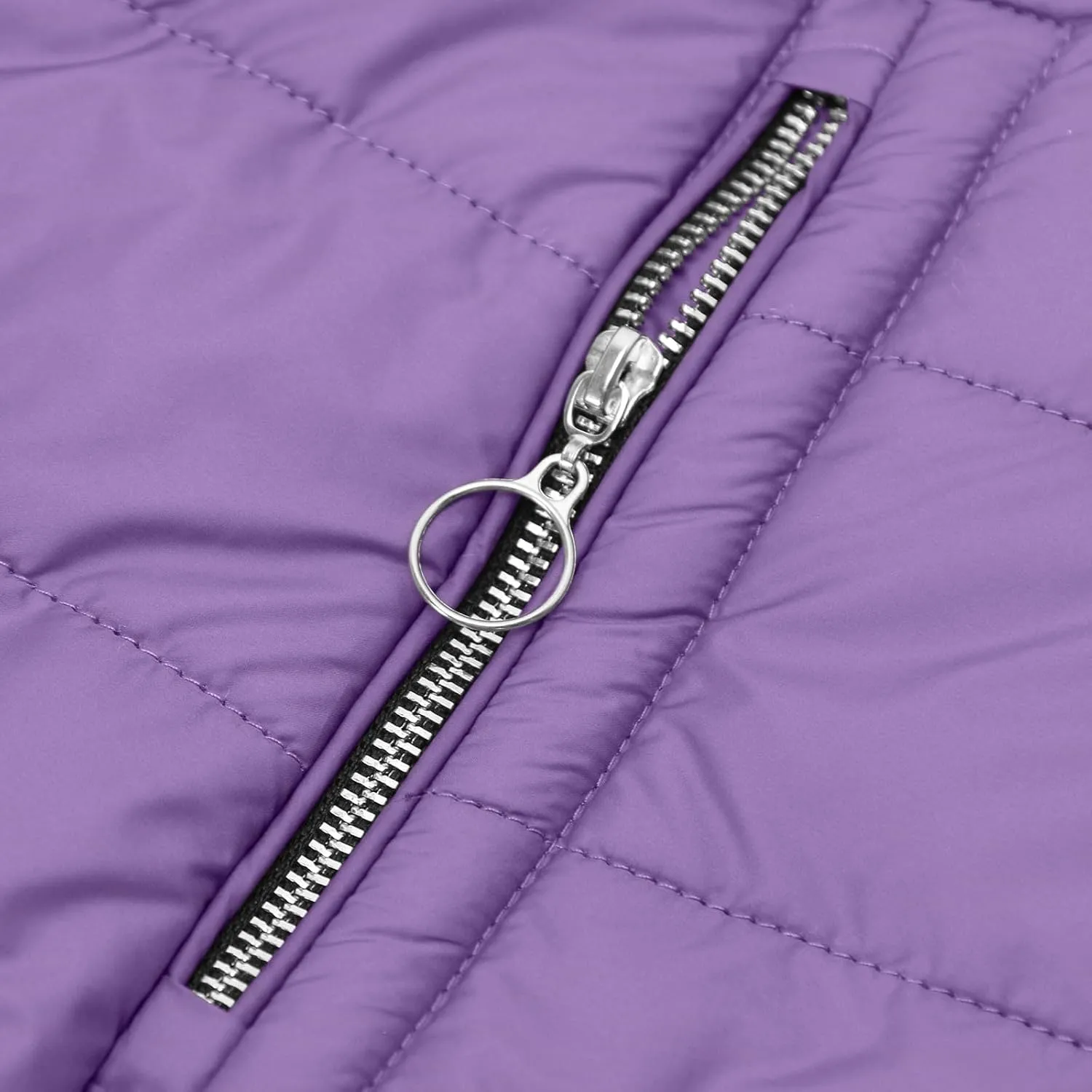 Womens Winter Coat Sherpa Fleece Lined Puffer Quilted Jacket Hooded Zip Up Warm Thicken Thermal Outerwear 2024